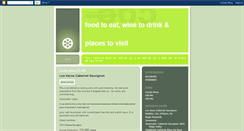 Desktop Screenshot of foodwinetravel.blogspot.com