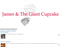 Tablet Screenshot of jamesandthegiantcupcake.blogspot.com