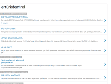Tablet Screenshot of erturkdemirel.blogspot.com