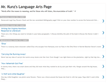 Tablet Screenshot of mrkunz.blogspot.com