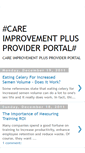 Mobile Screenshot of careimprovementplusproviderportal.blogspot.com