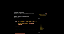 Desktop Screenshot of mundialchess.blogspot.com