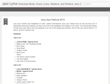 Tablet Screenshot of aboutjazzlyrics.blogspot.com