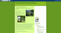 Desktop Screenshot of georgiamountainsoutdoors.blogspot.com