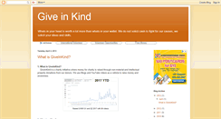 Desktop Screenshot of giveinkind.blogspot.com