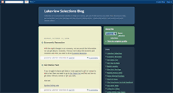 Desktop Screenshot of lakeview-selections-blog.blogspot.com