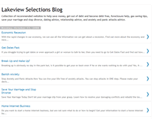 Tablet Screenshot of lakeview-selections-blog.blogspot.com
