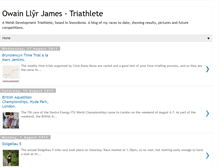 Tablet Screenshot of owainllyrjames-triathlete.blogspot.com