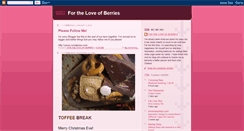 Desktop Screenshot of loveofberries.blogspot.com