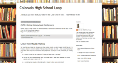 Desktop Screenshot of coloradohighschoolloop.blogspot.com