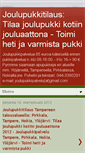 Mobile Screenshot of joulutupukkitilaus-pukkipalvelusta.blogspot.com