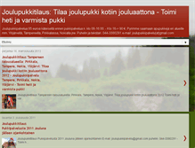 Tablet Screenshot of joulutupukkitilaus-pukkipalvelusta.blogspot.com