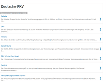 Tablet Screenshot of deutsche-pkv.blogspot.com