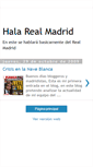 Mobile Screenshot of hala-real-madrid-cf.blogspot.com
