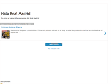 Tablet Screenshot of hala-real-madrid-cf.blogspot.com