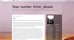 Desktop Screenshot of doornumberthree.blogspot.com