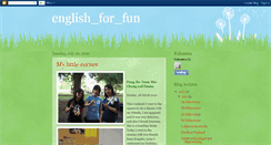 Desktop Screenshot of englishforfun10.blogspot.com