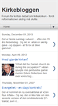 Mobile Screenshot of kirkebloggen.blogspot.com