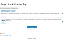 Tablet Screenshot of kasperskyactivationkeys.blogspot.com