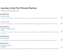 Tablet Screenshot of myfirstprivatepractice.blogspot.com