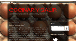 Desktop Screenshot of cocinarysalir.blogspot.com
