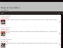 Tablet Screenshot of hausofcocoelle.blogspot.com