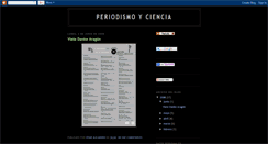 Desktop Screenshot of periodismoconciencia.blogspot.com