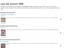 Tablet Screenshot of lazygalsummer2007.blogspot.com