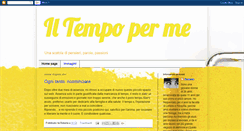 Desktop Screenshot of iltempoperme.blogspot.com