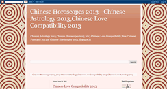 Desktop Screenshot of chinesehoroscopes2013.blogspot.com