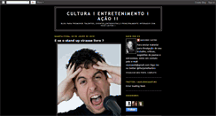 Desktop Screenshot of culturaentretenimentoacao.blogspot.com