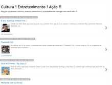 Tablet Screenshot of culturaentretenimentoacao.blogspot.com
