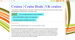 Desktop Screenshot of cruisetravelinuk.blogspot.com