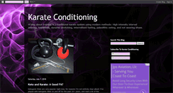 Desktop Screenshot of karateconditioning.blogspot.com