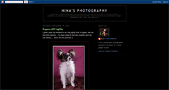 Desktop Screenshot of ninasagephotography.blogspot.com