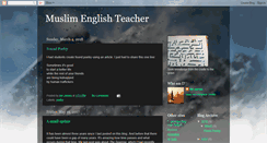 Desktop Screenshot of muslimenglishteacher.blogspot.com