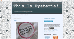 Desktop Screenshot of hystericalmarissa.blogspot.com