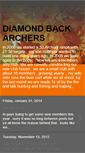 Mobile Screenshot of diamondbackarchers.blogspot.com