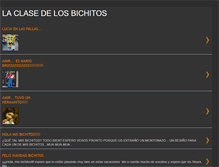 Tablet Screenshot of laclasedelosbichitos.blogspot.com
