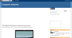Desktop Screenshot of computerauthority.blogspot.com