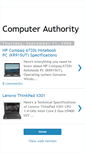Mobile Screenshot of computerauthority.blogspot.com