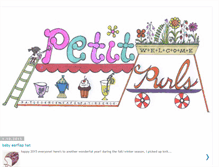 Tablet Screenshot of petitpurls.blogspot.com