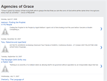 Tablet Screenshot of agenciesofgrace.blogspot.com