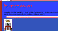 Desktop Screenshot of pontecorvocalcio.blogspot.com