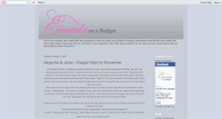 Desktop Screenshot of eventsonabudget.blogspot.com