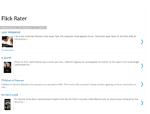 Tablet Screenshot of flickrater.blogspot.com