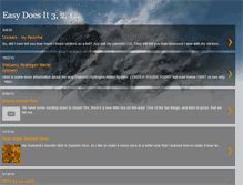 Tablet Screenshot of easydoesit321.blogspot.com