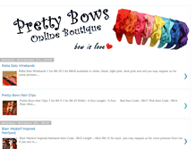 Tablet Screenshot of prettybowislove.blogspot.com