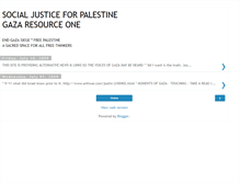 Tablet Screenshot of gazaresourceforpalestine.blogspot.com