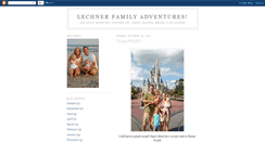 Desktop Screenshot of lechnerfamilyadventures.blogspot.com
